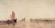 Joseph Mallord William Turner Die Chain-Pier von Brighton France oil painting artist